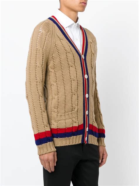 gucci cardigan mens